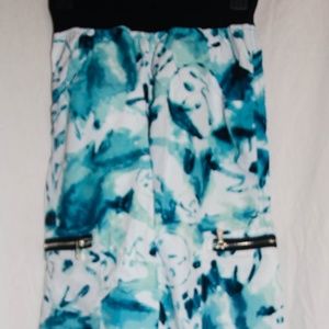 Zumba Woman Aqua/White Cargo Pants xSmall